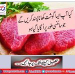 Would you like to eat a meat that is scientifically accumulated?