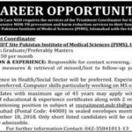 National Healthcare NGO Islamabad Jobs 2019 for Treatment Coordinator