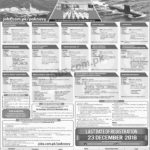 Selection Procedure: – Entrance Test will be conducted for Intelligence & Academic Tests (On 26th December 2018, exact date will be communicated to candidates later.) – Preliminary Medical / Interview will be done for candidates who clear the above tests. Only shortlisted candidates would be called. (Dates will be announced after Entrance Test) How to register? Candidates may register themselves by visiting Pakistan Navy official website at www.joinpaknavy.gov.pk after 9th December till 23rd December 2018.