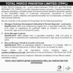 Total PARCO Pakistan Ltd (TPPL) Jobs 2019 for Engineering / MBA Posts
