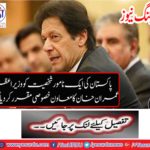 Breaking News: Prime Minister Imran Khan was set up a special specialist for an honorable person of Pakistan