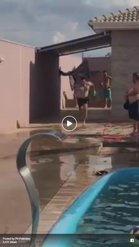 #Funny slide ends in accident
