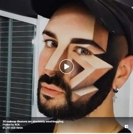 3D makeup magic
