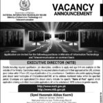 National Information Technology Board (NITB) Jobs 2019 for Executive Director
