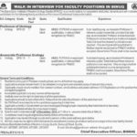 Balochistan Health Department / BINUQ Jobs 2019 for Teaching Faculty