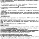 Higher Education Department Punjab Jobs 2019 for 8+ Chairman BISE Posts