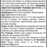 Fazaia Degree Schools / Colleges Peshawar Jobs 2019 for Director / Management