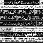 Minameer Enterprises Jobs 2019 for 100+ Skilled, Technical & Labor Jobs for Saudi Arabia