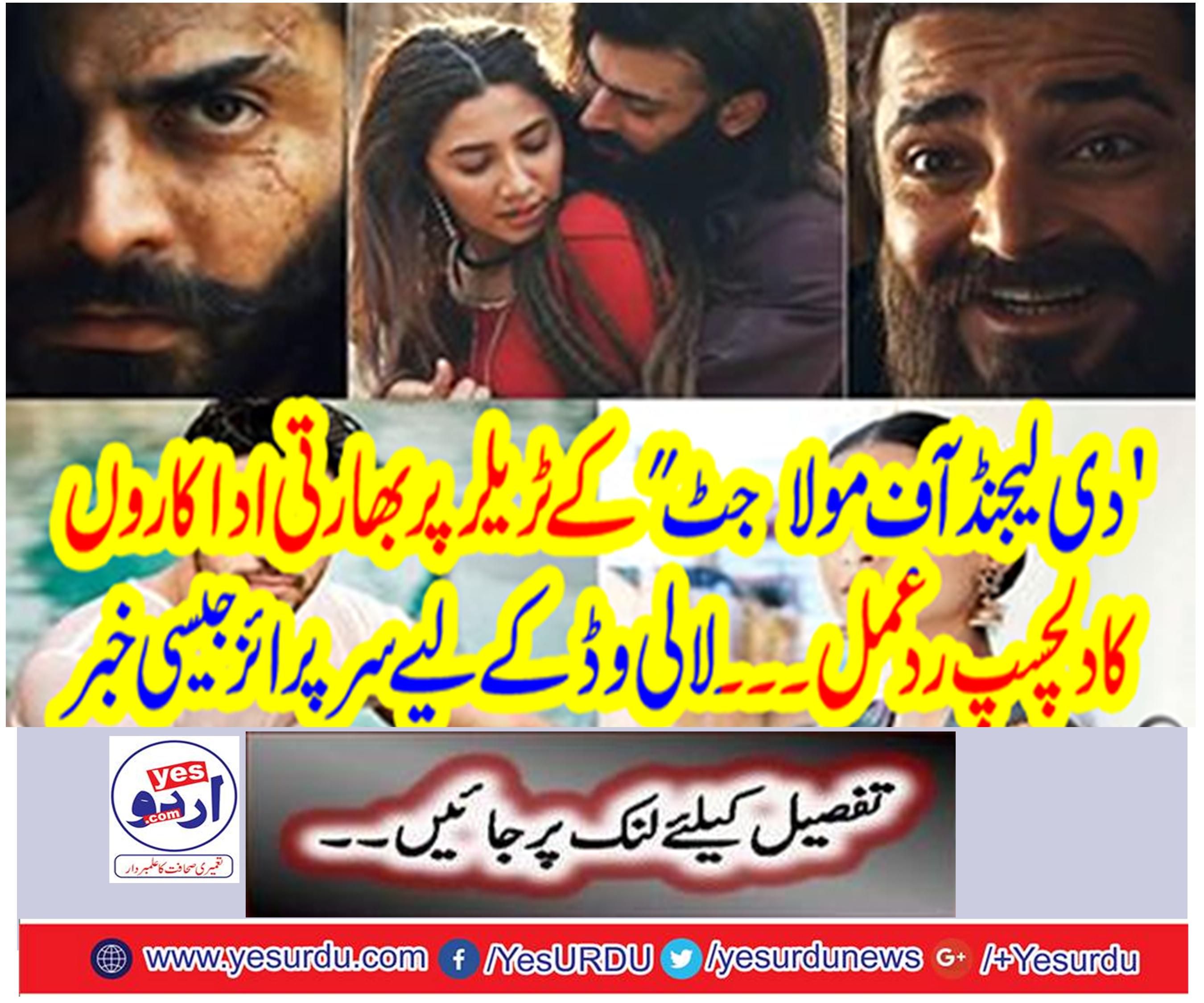 An interesting reaction to Indian actors on the 'The Legend of Mula Jat' trailer