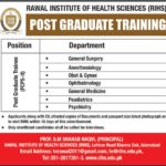Rawal, Institute, of ,Health, Sciences ,(RIHS), Post ,Graduate ,Training ,2019, 23 December, 2018