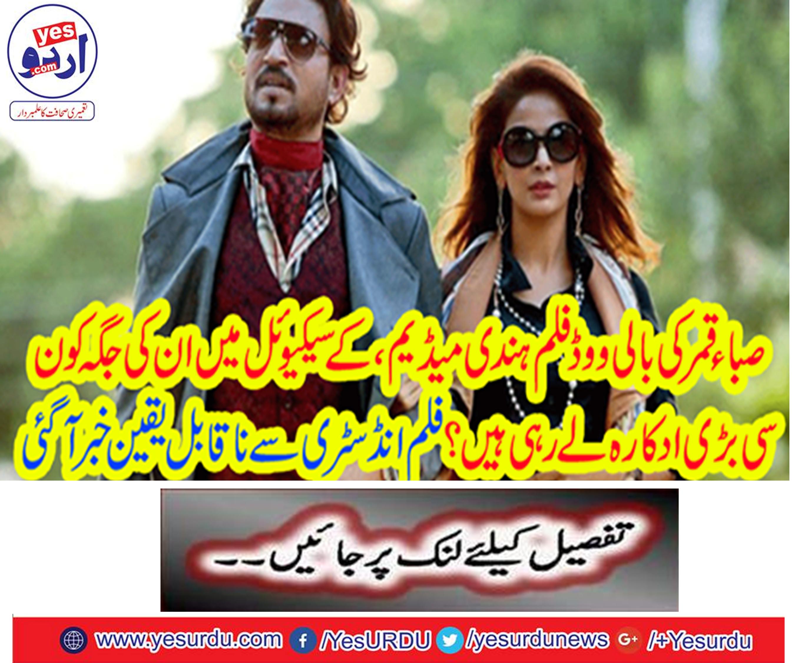 What are the biggest reasons for this in Sawai Qamar's Bollywood movie 'Hindi Medium'?