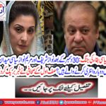 : After December 30, Nawaz Sharif and Mary Nawaz are going to re-enter in the political field?