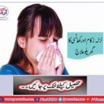 Domestic treatment of nausea, cold and cough