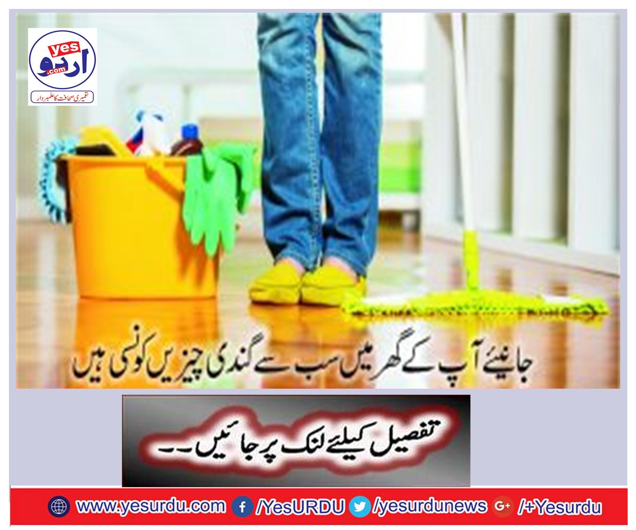 Find out what's the most dirty things in your home