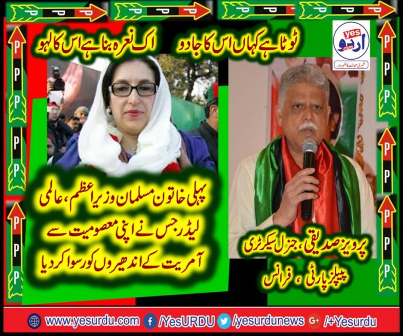 Pervez Siddiqui, GENERAL, SECRETARY, PPP, FRANCE