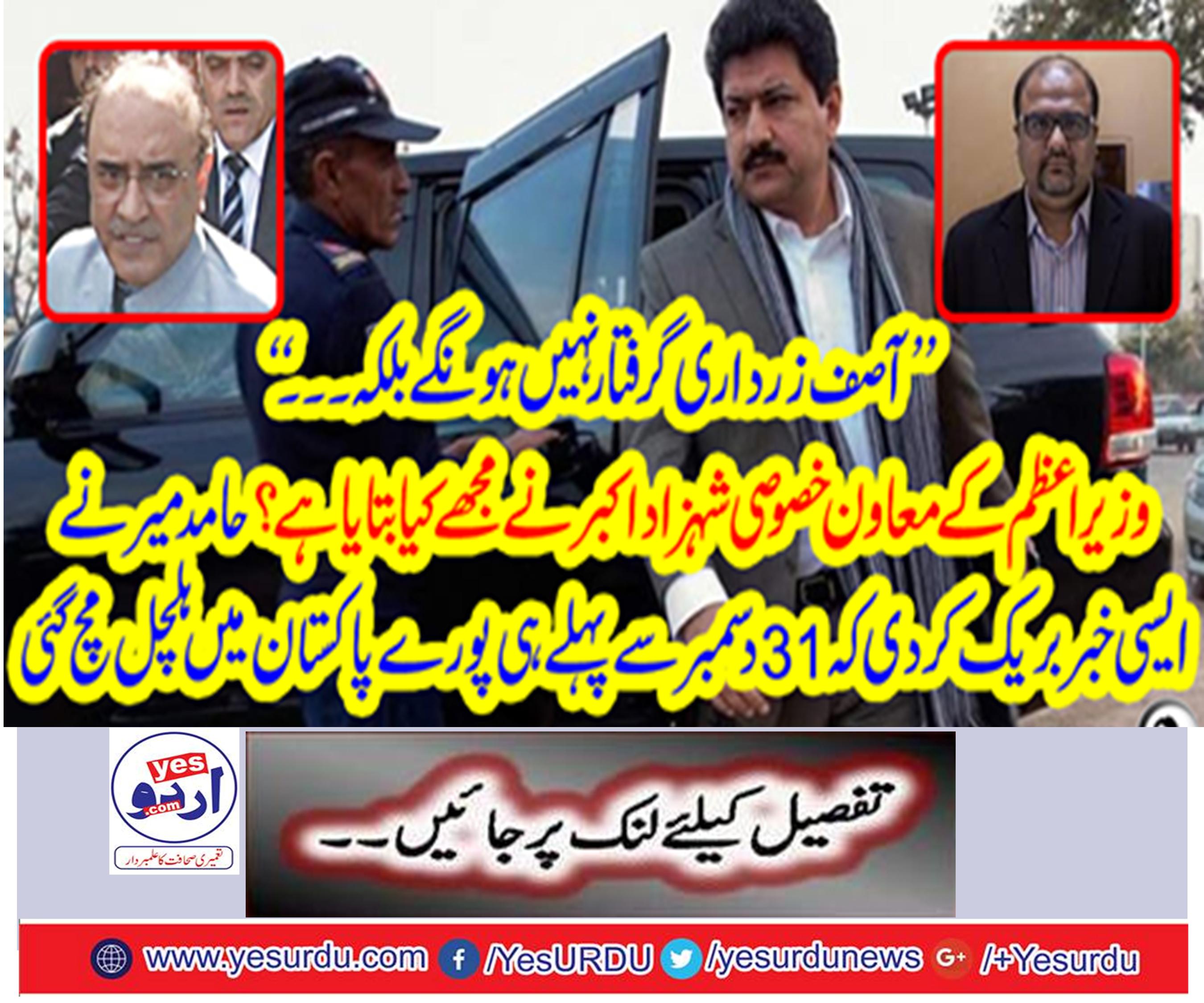 The government will not arrest Zardari