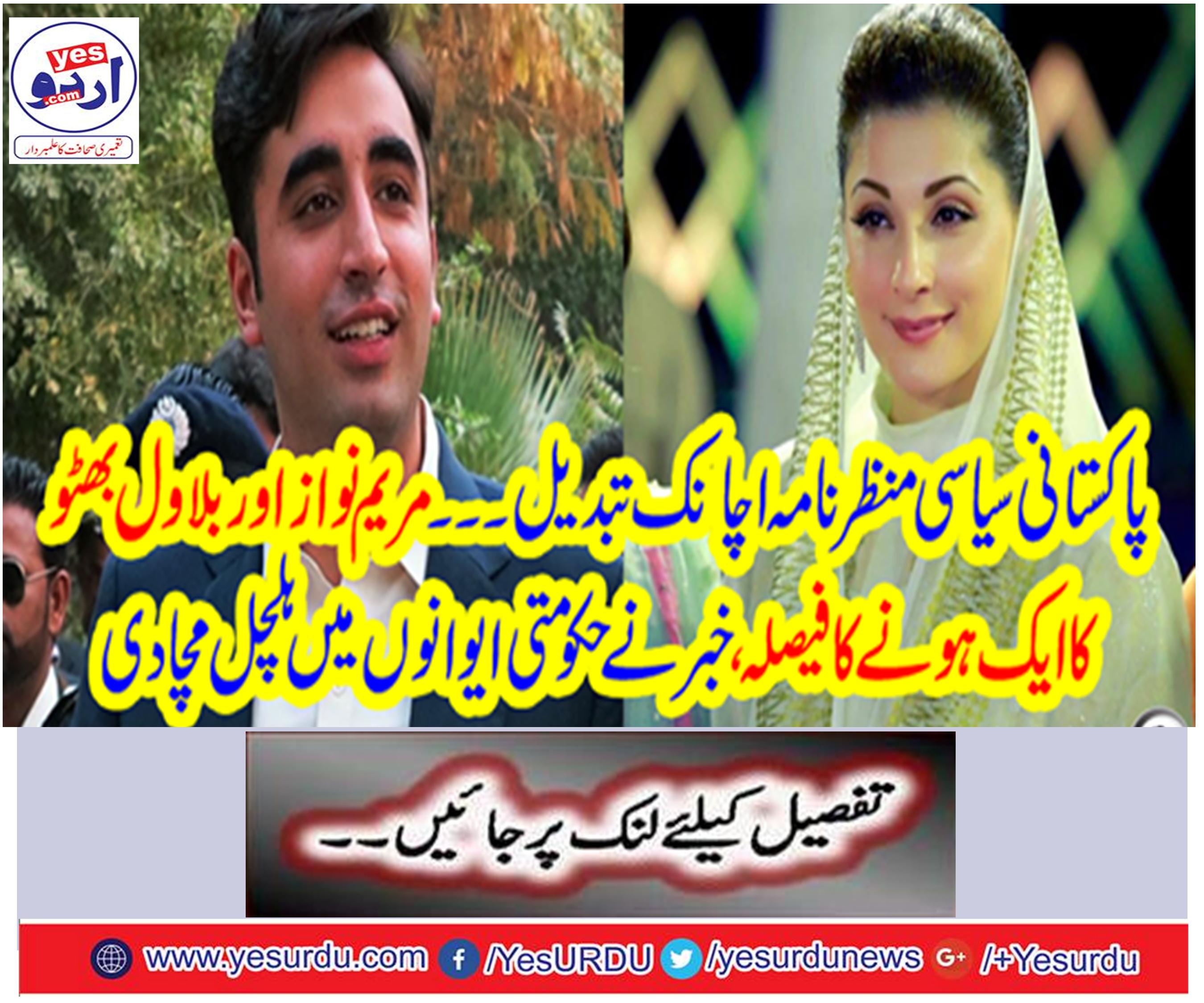 If Asif Zardari was put in prison then Mary Nawaz and Bilawal Bhutto could be one