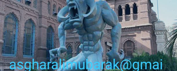 STATUE, OF, DEVIL, IN, LAHORE, BY, PUNJAB, UNIVERSITY, STUDENTS