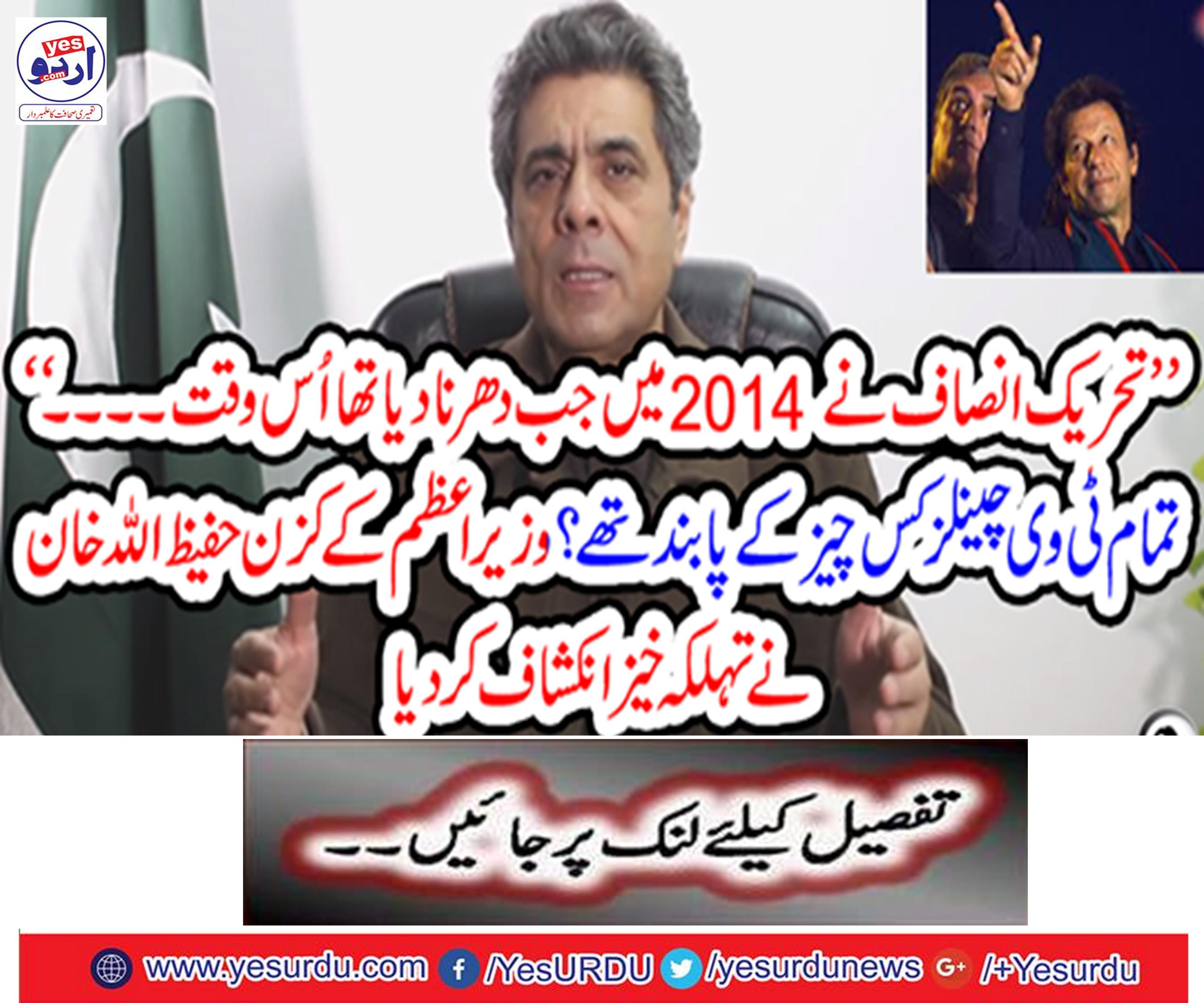 The Tehreek-e-Insaf did not have any economy other than Asad Omar: