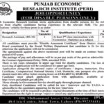 Punjab Economic Research Institute (PERI) Jobs 2019 for Research Assistant (Disable Quota)