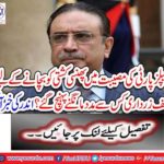 Who has asked Asif Zardari to ask for help to save the boat wrestling in PPP?