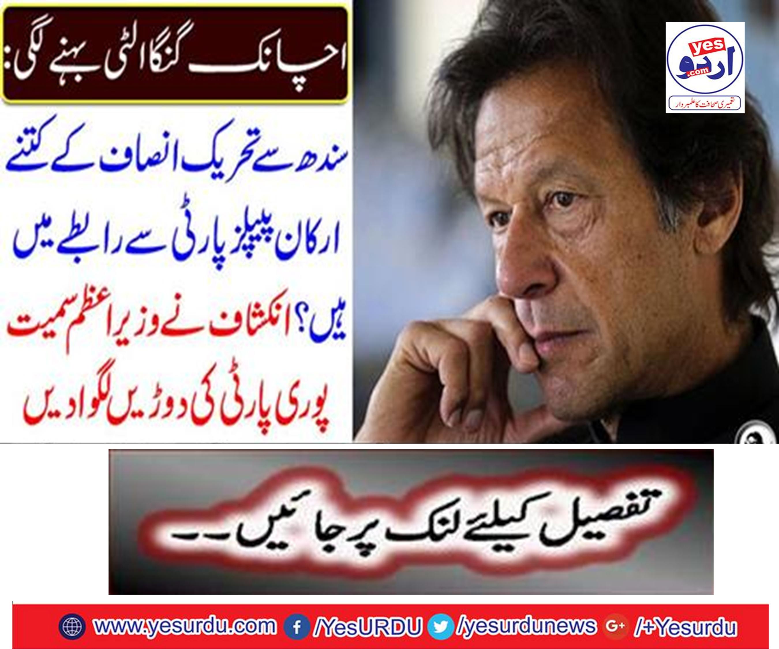 Three members of the Tehreek-e-Insaf (PTI) are in touch with the PPP