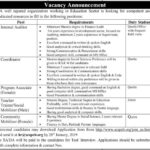 SCSPEB NGO Jobs 2019 for Teacher Trainer, Social Mobilizer, Auditor, Coordinator, Program Associate