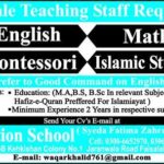 Direction School Faisalabad Jobs 2019 for Teachers
