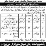 Sindh Rangers Hospital Jobs 2019 for 13+ Medical Officers, Nursing, NICU and OT Staff
