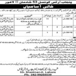 Punjab Arts Council Jobs 2019 for Junior Clerk, Naib Qasid & Support Staff