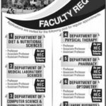 University of Lahore (Islamabad) Jobs 2019 for Teaching Faculty (Multiple Departments)