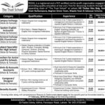 Trust School Lahore Jobs 2019 for Teachers & Non-Teaching Staff