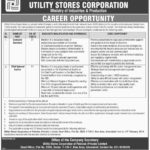 Utility Stores Corporation (USC) Jobs 2019 for Company Secretary and Chief Internal Auditor