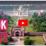 The beauty of Taj mahal captured from DJI Mavic Pro...
