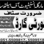 Margalla Institute of Health Sciences Jobs 2019 for Security Guards