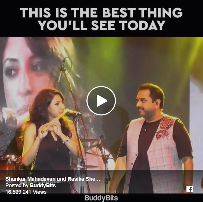 Shankar Mahadevan and Rasika Shekar Jugalbandhi