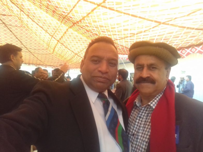 Asghar Ali Mubarak, senior, editorial, executive, yesurdu, news, meeting, with, renown, journalists, at, NPC, elections, 2019