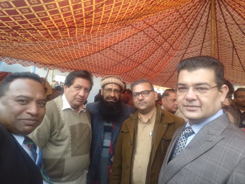 Asghar Ali Mubarak, senior, editorial, executive, yesurdu, news, meeting, with, renown, journalists, at, NPC, elections, 2019