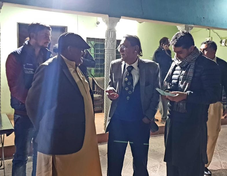 ex-president, asif ali zardari, visited, religious, and, spiritual, scholar, professor Rafiq Ahmed Akhtar, while, meet, abdur rahman mirza, senior, ppp, leader