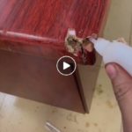 How to remove dents, scratches in furniture