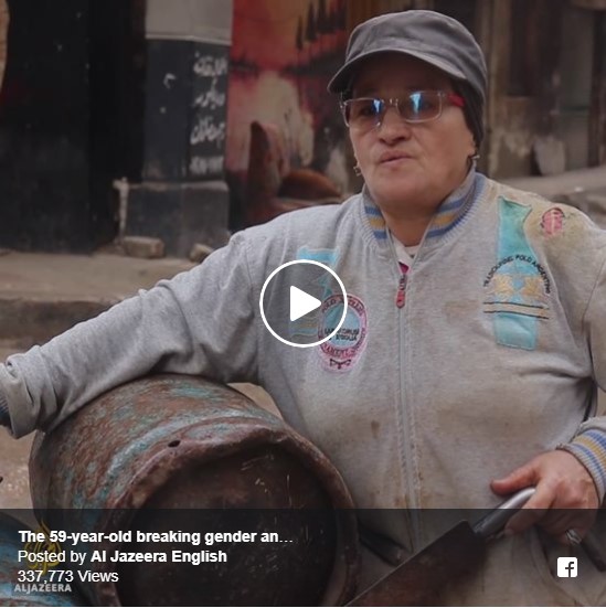 Meet Om Kareem, a 59-year-old gas cylinder distributor and a mother