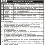Irrigation Department KP Jobs 2019 for Mechanic, Electrician, Gauge Reader and Tube Well/Dug Well Operators