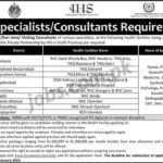 IHS Sindh Jobs 2019 for Medical Specialists & Consultants (Multiple Cities)