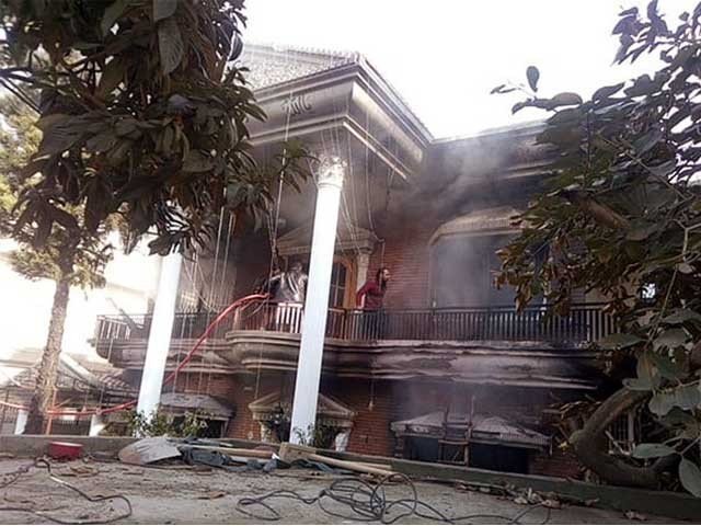 RAWALPINDI, HOUSE, ON, FIRE, DURING, MARRIAGE, CEREMONY, BRIDE, AND, 4,, OTHER, WOMEN, DIED