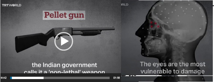 Pellet guns were introduced by Indian authorities in 2010, as they are "non-lethal". But the use of the gun continues to injure thousands and blind hundreds in the disputed region