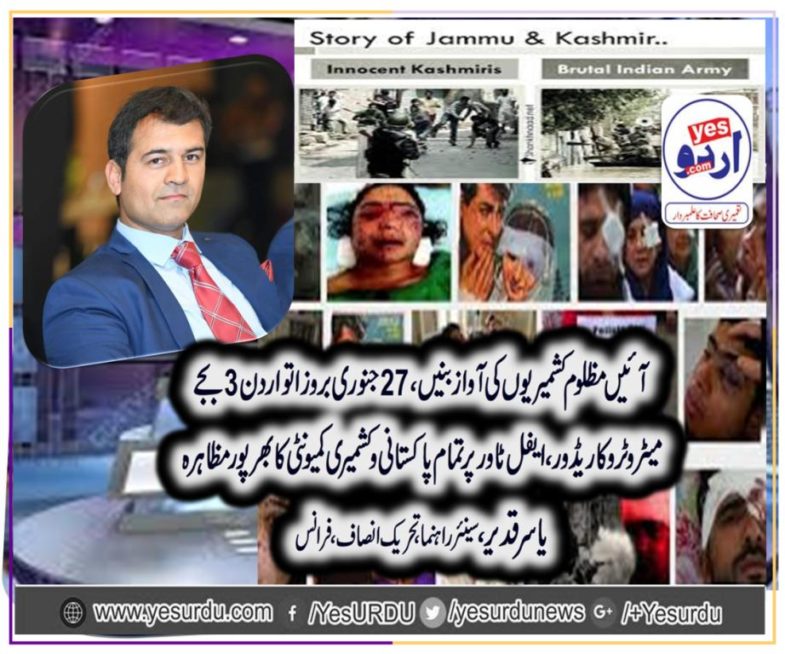 Yasir Qadeer, SENIOR, LEADER, PTI, EUROPE