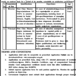 ZamungKor KP Jobs 2019 for Principal & Director Posts