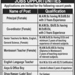 Dar-E-Arqam Schools Abbottabad Jobs 2019 for Teachers & Non-Teaching Staff