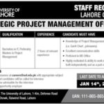University of Lahore Jobs 2019 for Project Coordinator
