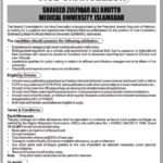 Ministry of National Health Services, Regulations & Coordination Jobs 2019 for Vice Chancellor